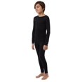 thumbnail image 2 of Set de pantalones Baselayer Top de 32 grados para niños, color negro, talla L, 2 of 6