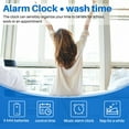 thumbnail image 4 of Alarm Clock Stand on Pressure Sensitive Battery Smart Mat Floor Rug LED Time, 4 of 10