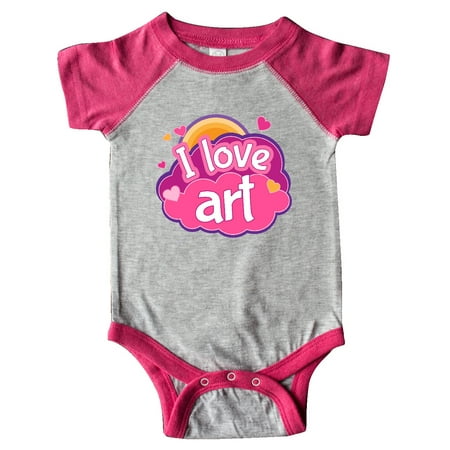 

Inktastic Artist I Love Art Gift Baby Girl Bodysuit