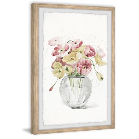 Chromatic Blooms Framed Painting Print - Modern Wall Decor Art - Abstract Home Decor - Contemporary Digital Art
