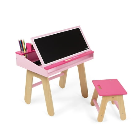 Janod Kids Desk And Chair Pink Walmart Com