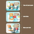 thumbnail image 4 of wowotier 3-In-1 Kids Electronic Toilet Electronic Vocal Toys, Baby Play House Mini Simulation Model Bear, Electronic Toilet Bathroom, Children's Educational Enlightenment Toys (Blue), 4 of 6