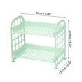 thumbnail image 2 of Organizador de Maquillaje Duradero para Mujeres 1pc para Baño, Escritorio de Oficina, Dormitorio Universitario, Plástico Verde, 2 of 6