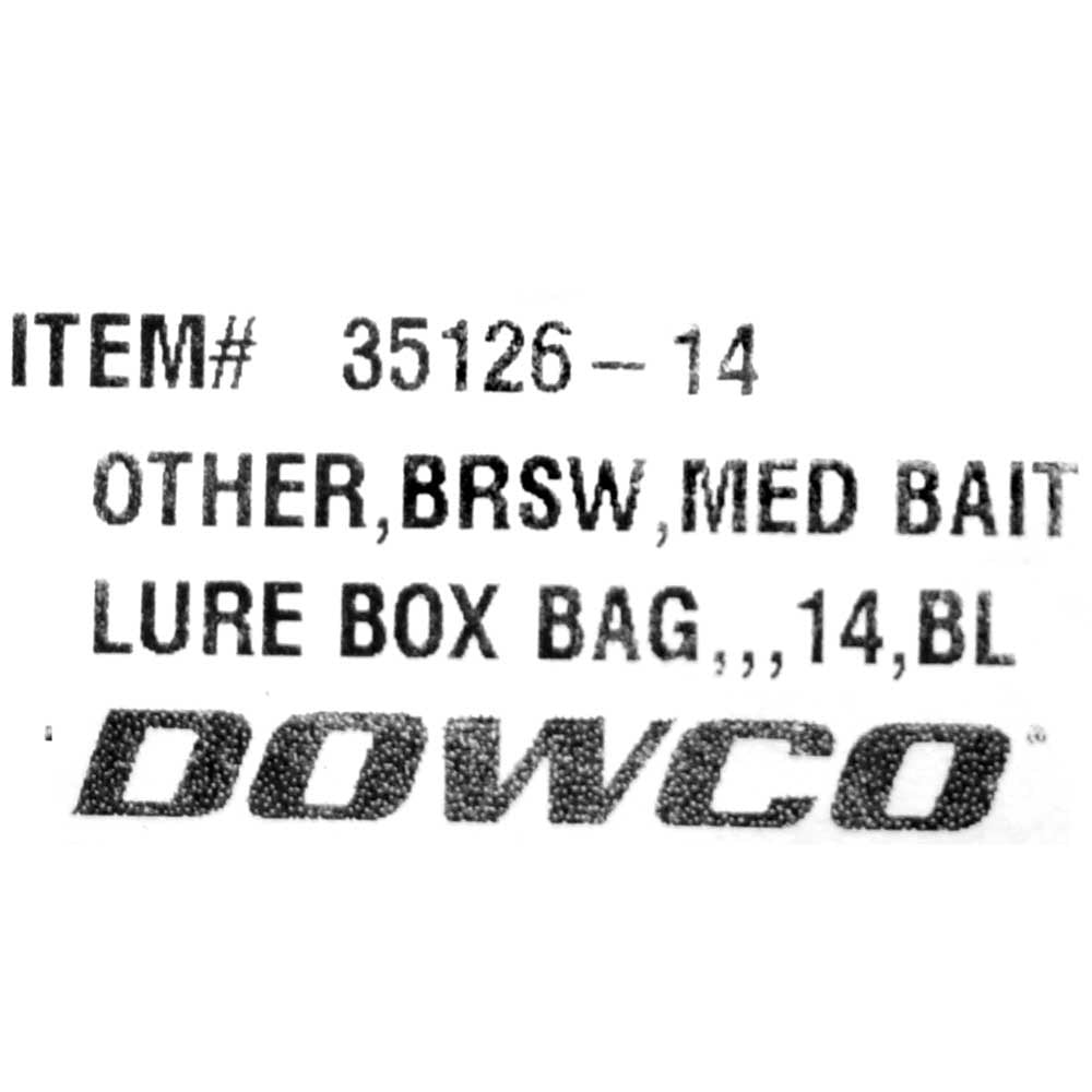 Lund Boat Bait Lure Bag 2131500 | Dowco Medium Black 10 5/8 x 6 1/2 Inch