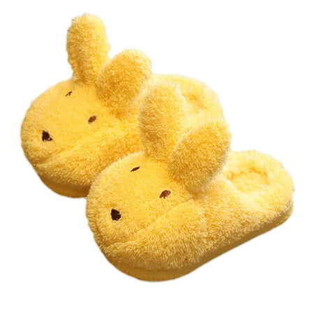 

Sorrowso Autumn Winter Baby Kids Girl Slippers Cartoon Cute Ears Rabbit Bunny Slippers