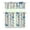 Butterfly01, variant on Watercolor Cactus Kitchen Curtains - Boho 3-Piece Set, Semi-Sheer Farmhouse Window Treatment for Small Windows