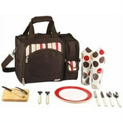 Picnic Time Malibu-Moka Insulated Cooler Picnic Tote []