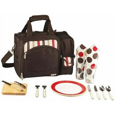 Picnic Time Malibu-Moka Insulated Cooler Picnic Tote []