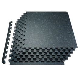 Thick 96 Sq Ft Gym Flooring for Home Gym, 24 Tiles Workout