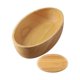 thumbnail image 3 of 1pc Oval Wooden Tray Dinner Plates Tableware Bowl Versatile Tray Coffee Table Kitchen Dishes Snacks Dried Storage Supplies, 3 of 11
