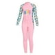 thumbnail image 3 of Traje de baño para niños, de secado rápido, de una pieza, de cuerpo entero, con cremallera, trajes completos de buceo Rosa XL, 3 of 6