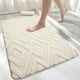 thumbnail image 1 of Alfombra de baño (1 unidad) tapete antideslizante de 60 x 40 cm suave alfombra de fibra de poliéster para mayor seguridad y comodidad en la ducha decoración duradera para el hogar, 1 of 8