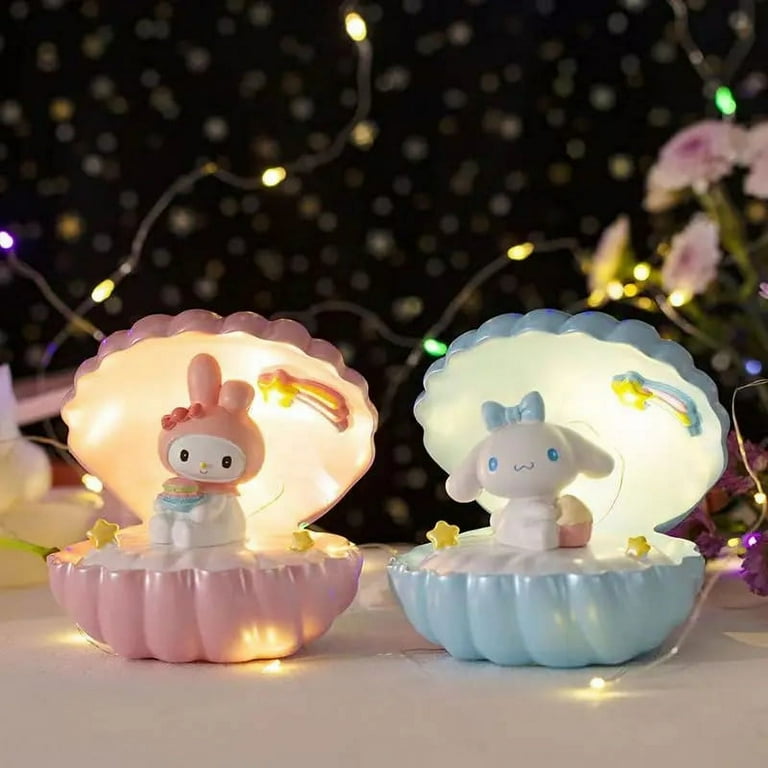 Sanrio Toy Kuromi Cinnamonroll My Melody Led Light Creative Shells