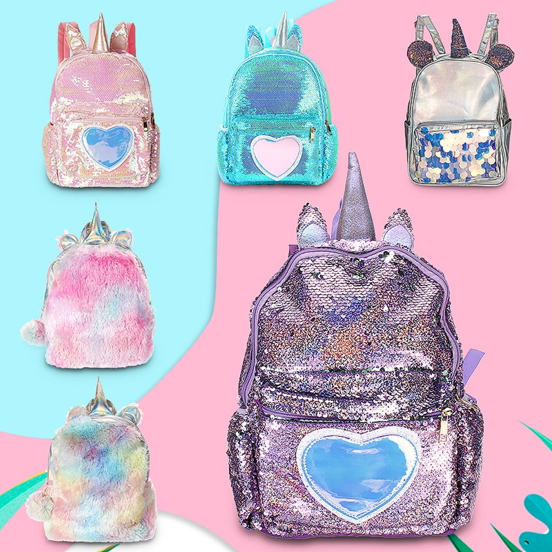 Girls sequin school bag sales