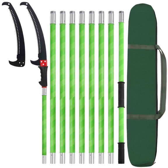 30 Feet Tree Pole Pruner Manual Branches Trimmer Tree Branch Garden Tools Loppers Hand Pole Saws Extendable Height