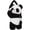 White+Black, variant on Yvsxxv Car Tissue Holder, Cute Panda Tissue Box Cover Hanging Plush Paper Storage Holder Napkin Box Tissue Dispenser for Home Office Car Decoration