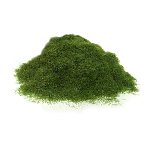 Milaget Micro Static Grass-5mm Fake Artificial Landscape Building Nylon Grass Powder,