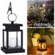 thumbnail image 2 of Faroles solares para exteriores, luces decorativas con efecto de llama parpadeante para jardín y patio, impermeables, faroles colgantes con energía solar que se encienden automáticamente por la noche, 2 of 8
