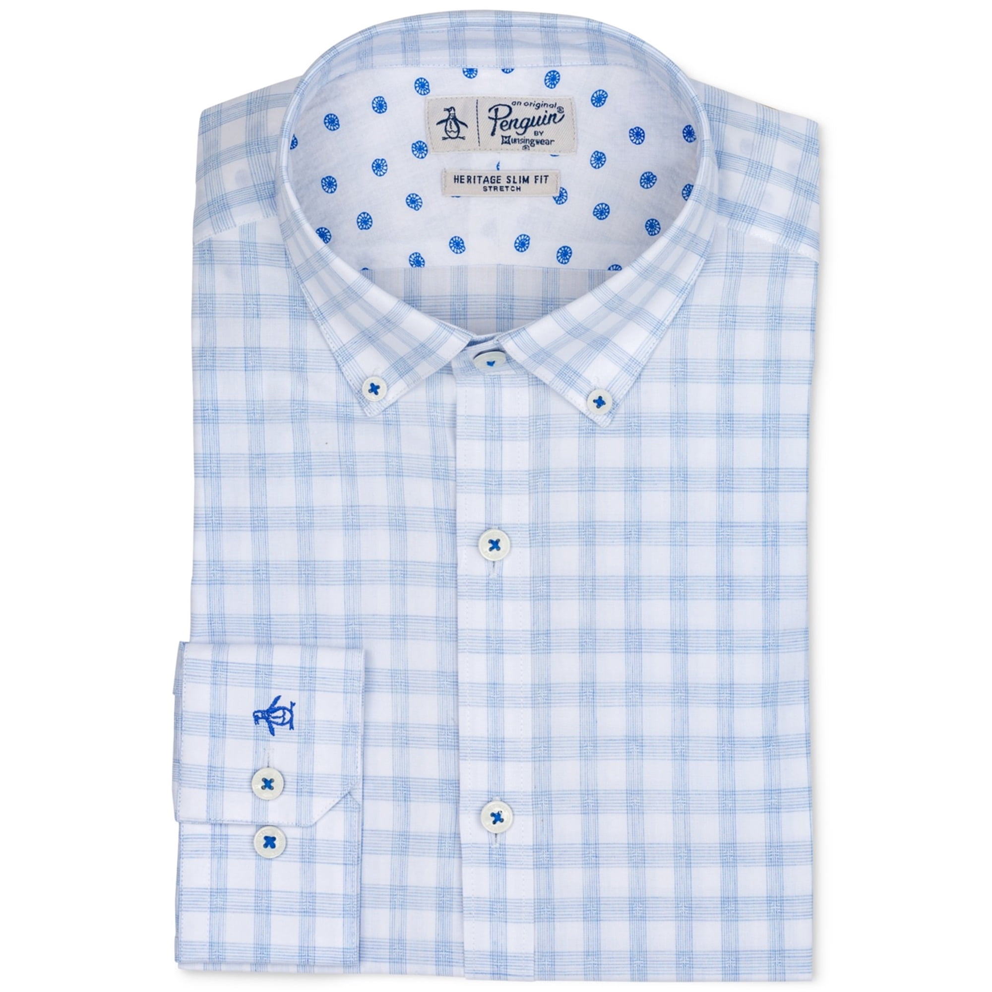 Penguin Mens Heritage Button Up Dress 