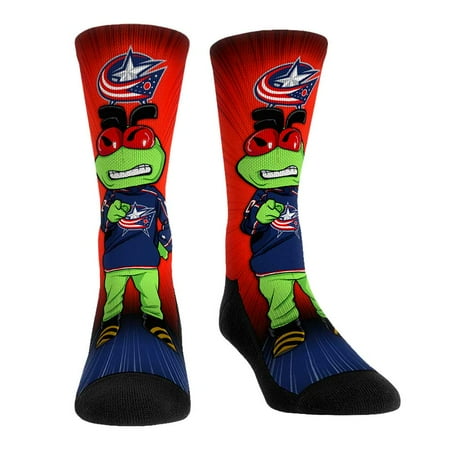 

Rock Em Socks Columbus Blue Jackets Mascot Pump Up Crew Socks