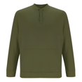 thumbnail image 4 of PEASKJP Men New Sweatshirt Stand Casual Button Solid Color Men Sweatshirt Top(AG,S), 4 of 5