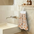 thumbnail image 3 of ZIATUBLE Corgi Hanging Hand Towel Dog Paws Hand Towels for Kitchen Soft Bathroom Hand Towels with Snap Button Dish Towel Hand Towels Easy to Clean Kitchen Hand Towels and Washcloths, 3 of 7