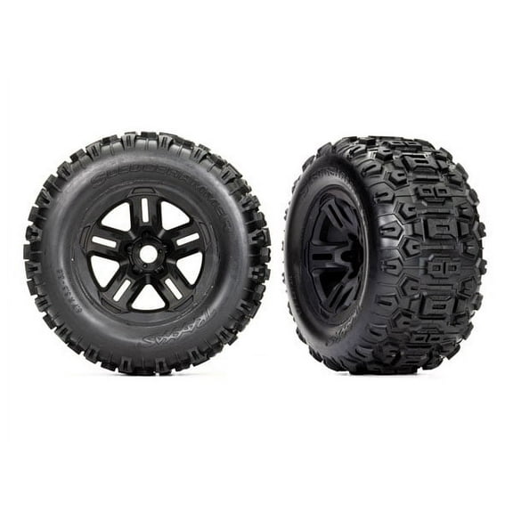 TRA9672 Traxxas T&W Black Wheel TRA9672