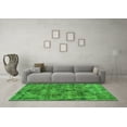 thumbnail image 3 of Ahgly Company Indoor Rectangle Oriental Green Industrial Area Rugs, 2' x 3', 3 of 4
