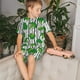thumbnail image 4 of Fotbe Broccoli 2 Pijama Estampada de 2 Piezas para Niños – Ropa de Dormir de Manga Corta Cómoda para Niños y Niñas, Camiseta y Shorts de Algodón-Small, 4 of 6
