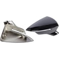 thumbnail image 3 of Carbon Fiber Black Car Rear View Door Wing Side Mirror Cover Caps Shell Case Compatible For Seat Leon Lion 5F III . 6F V KJ1 Arona KJ7(Carbon pattern), 3 of 7