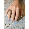 thumbnail image 3 of Nana Women Silver Stackable Birthstone Ring Baguette Cut Platinum Plated Size 6-Jan Simulated Garnet, 3 of 7