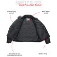 thumbnail image 5 of First Mfg Co - SuperStar - Men's Motorcycle Biker Riding Black Leather Jacket - Extra Small - Action Back Belted Gussets Quilted Liner, 5 of 6