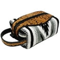 thumbnail image 2 of Men's Western Woven Floral Tooled Leather Travel Toiletry Dopp Kit Bag 18FKT05, 2 of 2