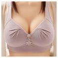 thumbnail image 2 of Everyday Bras for Women Womens Bras Push up Womens Padded Bras T Back Sports Bras for Women Mesh Sports Bra Bras 36c Women Strapless Bra Sports Bras for Women Non Removable Pads Bra Women Light Gray, 2 of 3
