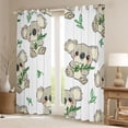 thumbnail image 2 of Feelyou Koala Black Out Curtains, Cute Animal Lover Curtains Pack of 2 (42x63 Each), 2 of 6