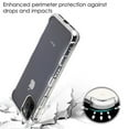 thumbnail image 4 of Apple iPhone 11 PRO Phone Case Thin Hybrid Protector TPU Gel Rubber Silicone Bumper Shockproof Heavy Duty Drop Protection Plating Transparent CLEAR SILVER Protective Case Cover for Apple iPhone 11 Pro, 4 of 6