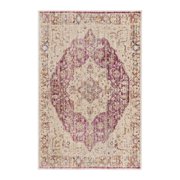 Unique Loom Deepa Collection Area Rug - Regalia (2' x 3' Rectangle Lavender/Beige)
