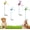 4pcs, variant on 4 count Dragon Fly Clips for  Repellent, Dragonflies,  Dragonfly Clips to Keep  ,Driving  Bees & Flies - Fly  Devices for Indoor & Outdoor Garden Stakes Decor, Patio