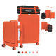 thumbnail image 1 of Maletas de Viaje 20 y 26 Pulgadas con Ruedas y Mochila para Equipaje de Mano y Cabina 10 kgs Candado TSA Color Naranja ROLLWAY RW-LU04, 1 of 6