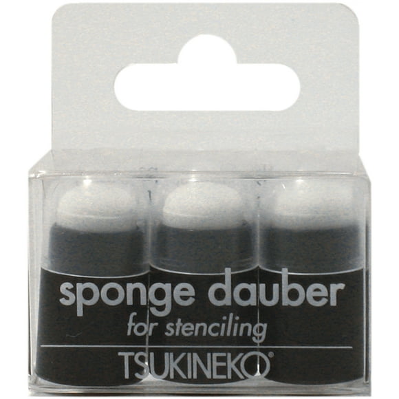 Sponge Daubers W/Caps 3/Pkg-1.25"X.75"X.75"