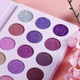 thumbnail image 5 of Afflano Purple Eyeshadow Palette Makeup Matte Glitter, Highly Pigmented Pink Eye Makeup Pallet, Dream Purple Pink Dark Red Violet Cute Bright Shimmer Travel Eyeshadow Pallet for Girl Women, 5 of 8