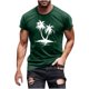 thumbnail image 5 of Hombres Pantalones Cortos de Manga Corta Impresa Casual Cuello Redondo Superior, Camisa de Moda para el Verano Y la Primavera, 5 of 8
