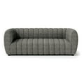 thumbnail image 2 of Hery Sofa and Loveseat Set- Gray Boucle- Vertical Channel Tufting, 2 of 5
