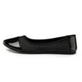 thumbnail image 2 of Alpine Swiss Kelly Cap Toe Ballet Flats Two Tone Comfortable Slip On Flat Shoes, 2 of 6