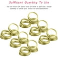 thumbnail image 2 of 24 Pieces Regular Mouth Canning Jar Replacement Metal Rings Practical Screw Jar Bands Leak Proof Tinplate Metal Bands Rings, Compatible with Mason Jar (70 mm,Rose Gold, Bands), 2 of 6