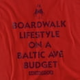 thumbnail image 2 of Monopoly T-Shirt Lifestyle VS Budget Unisex Graphic Tee For Men & Women Red&nbsp;, 2 of 7