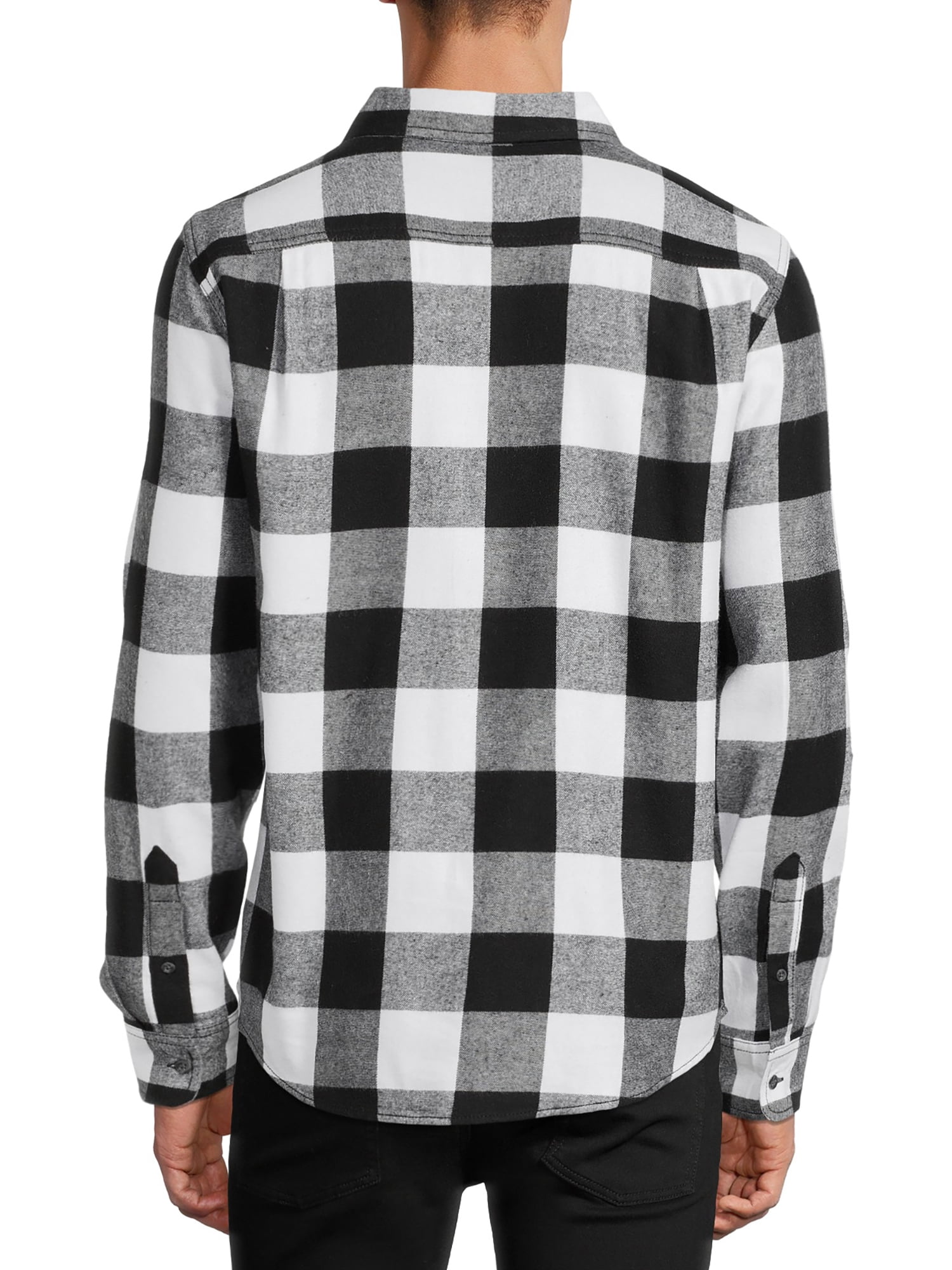 George Men's and Big Men's Super Soft Flannel Shirt, up to 5XLT