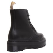 Dr. Martens Womens Jadon II Mono Vegan 8 Eye Boots Shoes Platform - Black