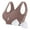 Brown, variant on Plus Size Everyday Bras for Women,Women Seamless Sports Bra Wirefree Yoga Bra with Removable Pads Beige M