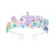 thumbnail image 1 of wonima11 Mermaid Birthday Crown, Mermaid Rhinestones Tiara Mermaid Party Tiara Birthday Party Crown for Women, Party Favor Hair Accessories for Birthday Prom Theme Party Halloween, Pink, 1 of 1